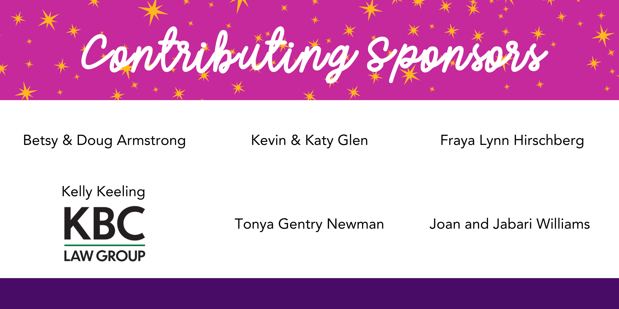 Contributing Sponsors